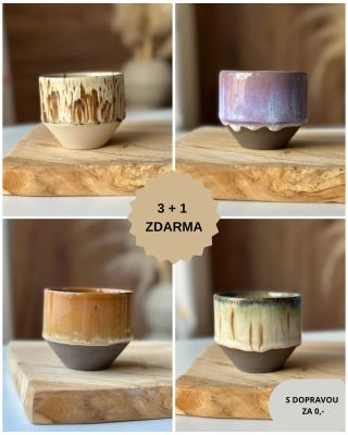 3+1 zdarma na Conic kalíšky 🤎✨ Můžeš si poskládat svou barevnou sbírku nebo udělat radost někomu blízkému - třeba už...